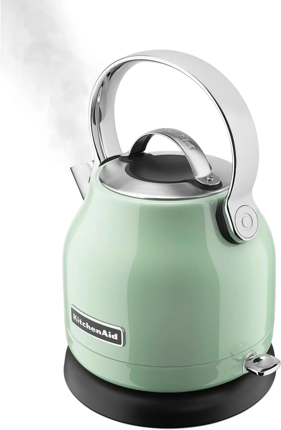 KEK1222PT 1.25-Liter Electric Kettle - Pistachio Mini 50's Retro Style 3 Cup Electric Kettle with Double