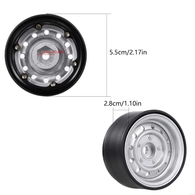 090B 12 мм колесные диски с бисером, автомобильные ступицы с дистанционным управлением, модернизация колесных дисков, часть для