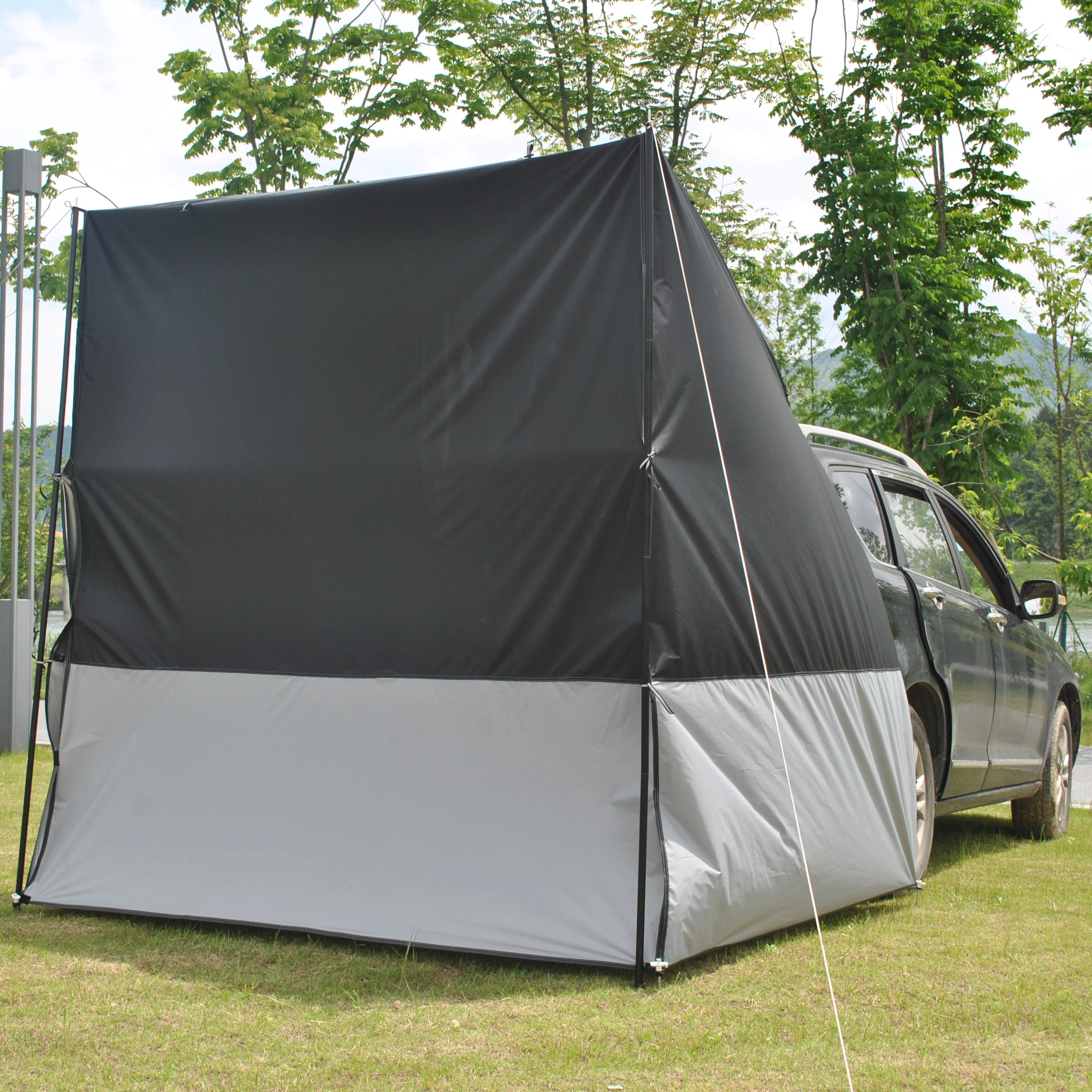 

SUV Tailgate Tent with Three Sides Awning Shade and Transmittance, Mosquito Net, Hatchback Car Tent, Universal 3-1 Trunk Tent