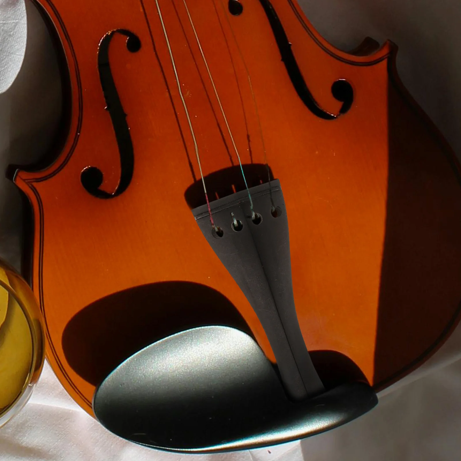 

Violin Tailpiece Wooden Aluminium Alloy Replacement String Board Pure Sound Fine Tuners Violin Parts Professional