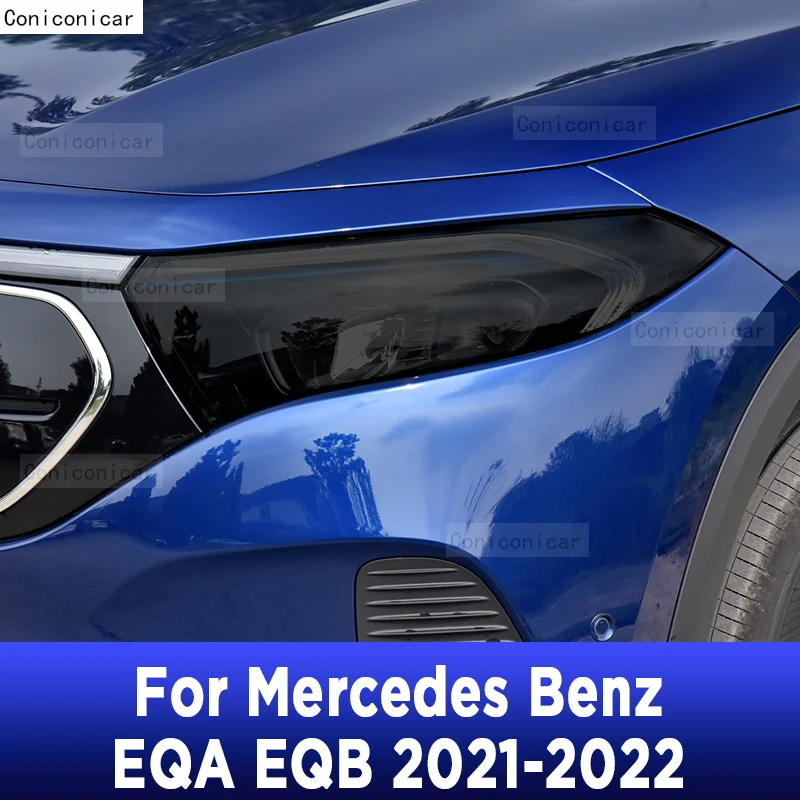 

Передняя фара для Mercedes Benz EQA EQB 2021 2022, защита от царапин, ТИНТ, аксессуары для ремонта