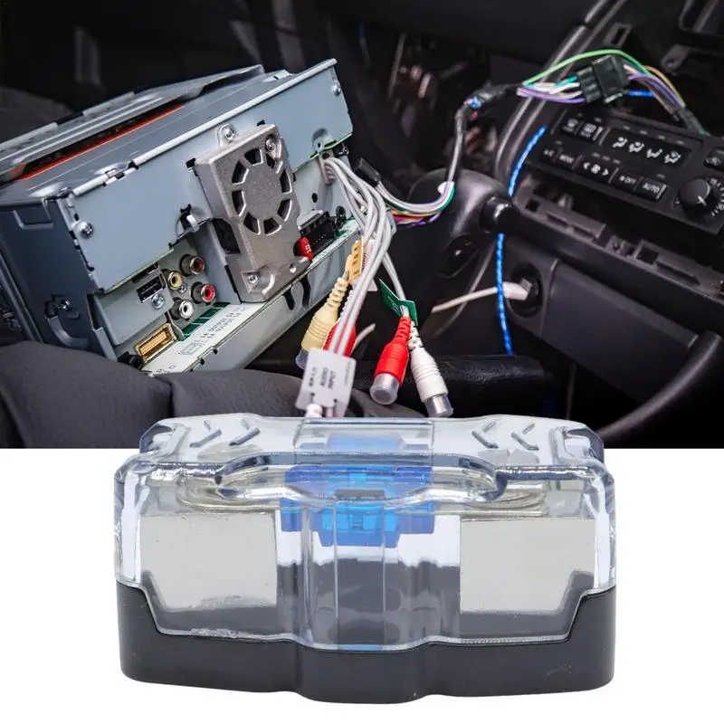 Automotive Fuse Block Auto Fuse Box With LED Indicator Fuse Block 4 Circuit With Ground And Cover Waterproof Bus Fuse Box Marine