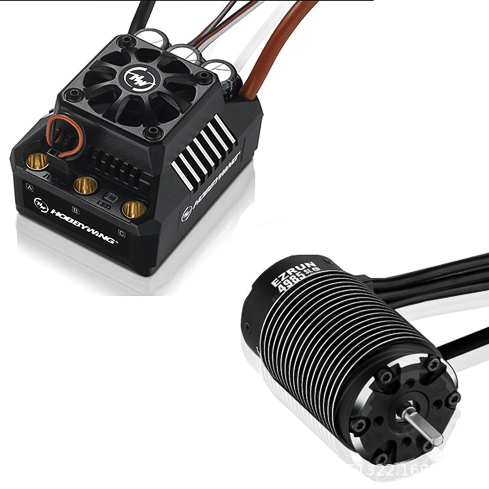 MAX6 +4985SL 1650KV Waterproof Brushless for 1/6 1/7 Flat Road Short Truck COMBO MAX6 4985SL 1650KV Motor Combo Set