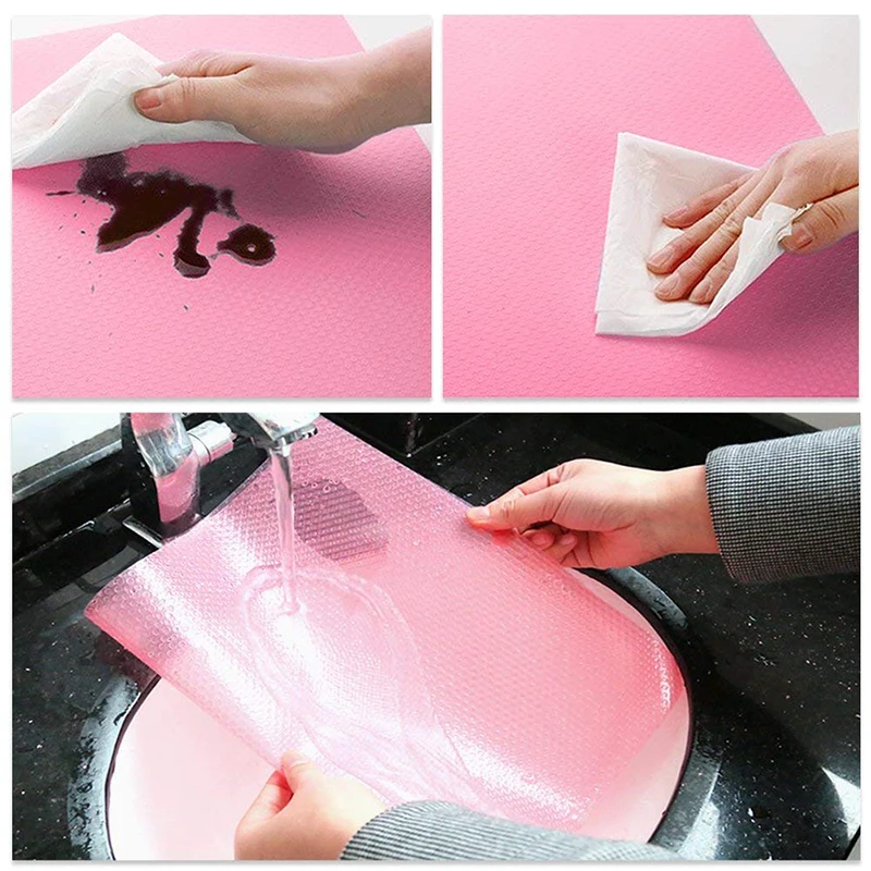 New Waterproof Refrigerator Pad Antibacterial Antifouling Mildew Moisture Fridge Mat Liner Antifouling Shelves Drawer Table