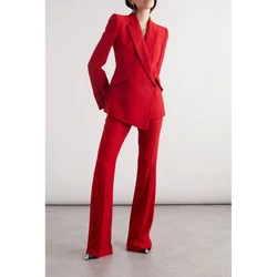 2024 New Women's Elegant Suit Women's Single Button Design Two-piece Suit Slim Women's Casual Business Comfortable Commuting