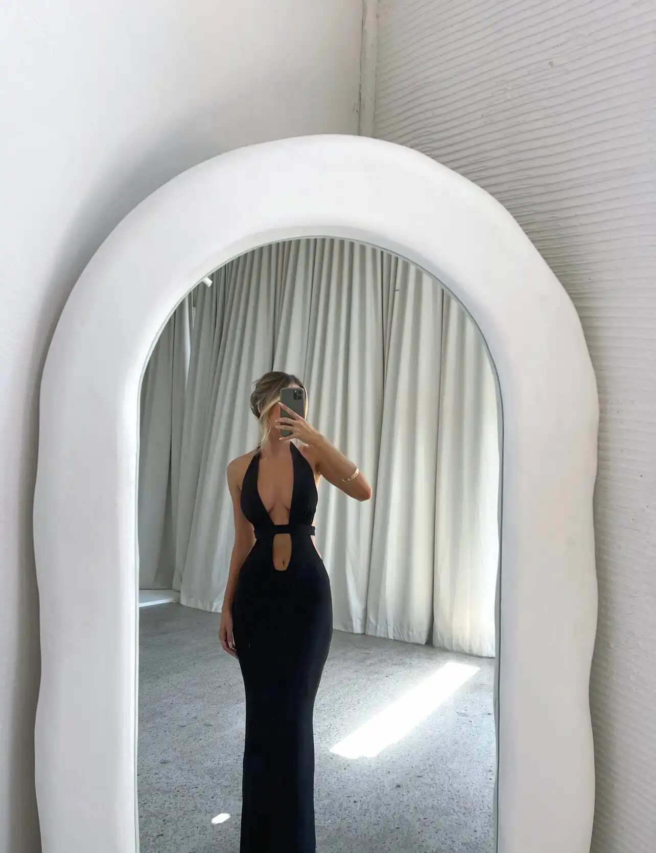 여성용 롱 바디콘 드레스, 단색 타이업 홀터 넥, 딥 브이넥 민소매 칵테일 드레스, 여름 파티 클럽 백리스 드레스