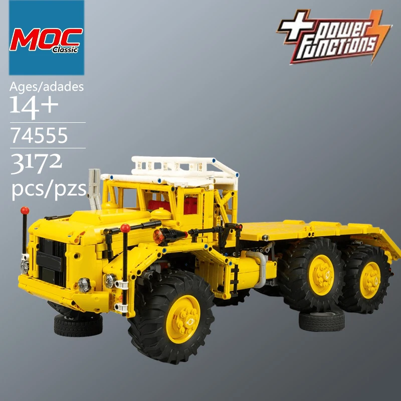 Specially Customized MOC Classic Flatbed Trailer Building Block Model - Trendy Educational Toys - Casual Building Game Toy Gifts