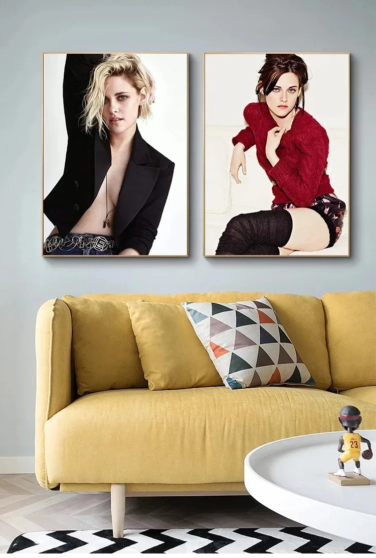 Famous Twilight Star Kristen Stewart Pictures Living Room Nordic Quality Canvas Wall Art Home Decoration