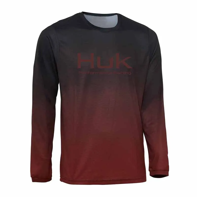 HUK 2023 HUK traje de pesca para hombre Anti UV traje de pesca de manga larga camisa de pesca transpirable traje de pesca transpirable