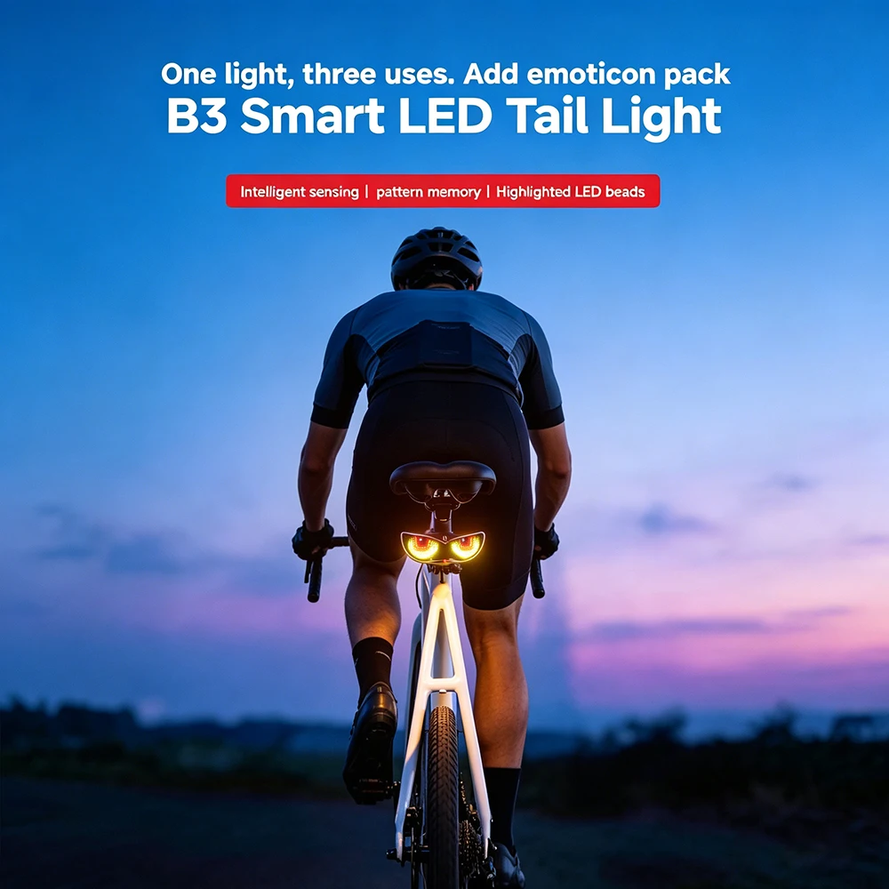 

SSUNTAK LED Helmet Display Screen Motorcycle Helmet Warning Light DIY Night Riding Turn Signal Tail Light Moto Bike Accessories
