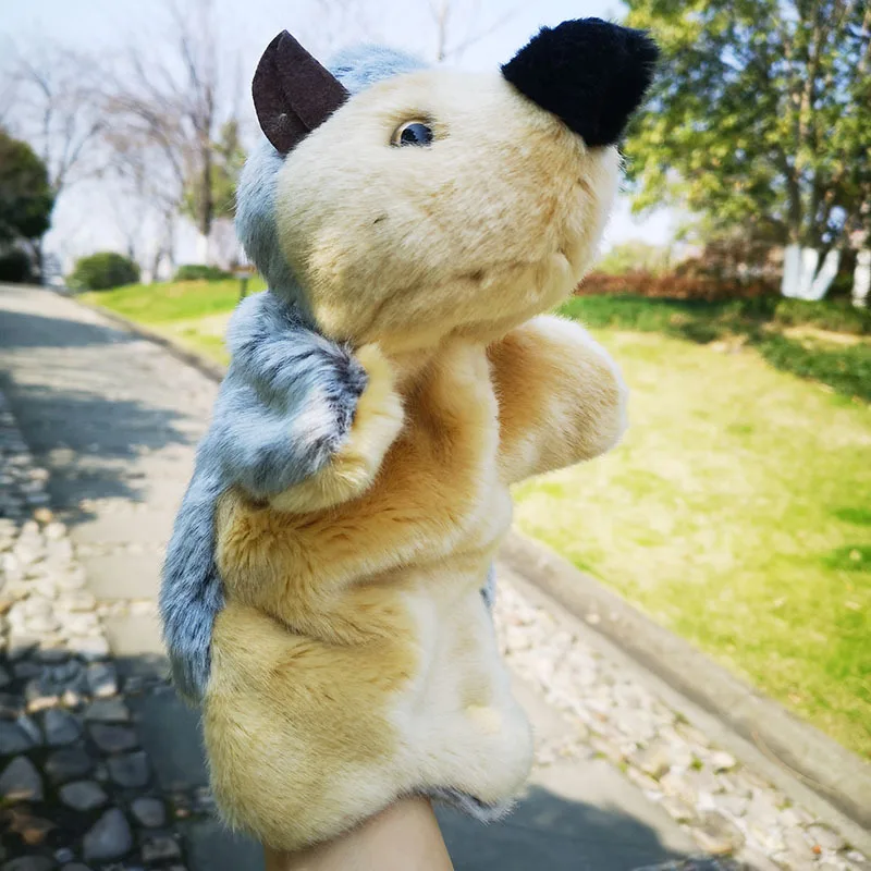 Plush Toys Hand Puppets Animal Shapes Children's Dolls Hedgehogs