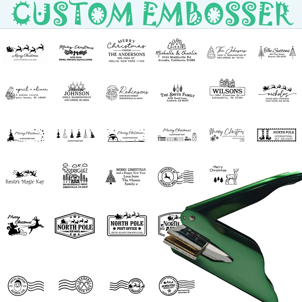 عيد ميلاد سعيد مخصص المزخرف ختم شعار شخصي تصميم شعار خاص لكتب المكتبة بطاقة المعايدة ديكور Crafts بها بنفسك الحرف