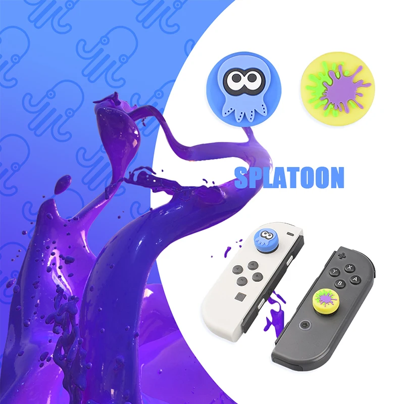 Splatoon3 용 투명 보호 쉘 하드 케이스 가방, NS 게임 호스트 보호 보관 세트, 닌텐도 스위치 OLED 액세서리