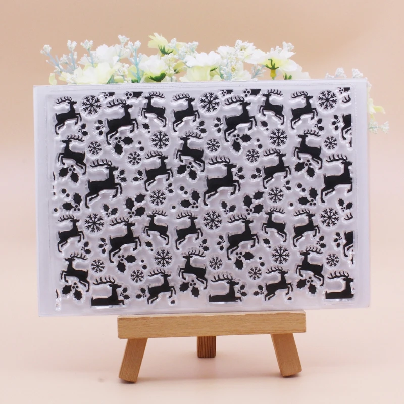 veados silicone claro selo cartão fazendo decoração diy scrapbooking dropship