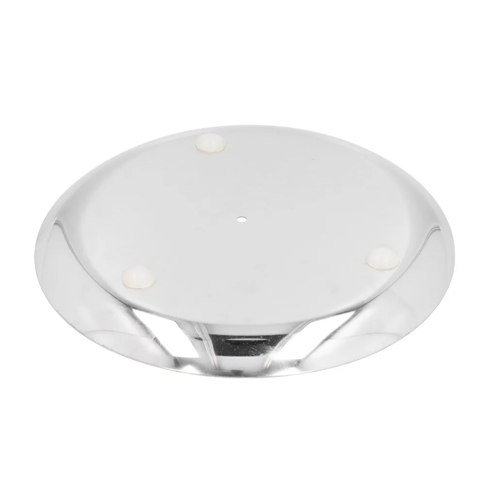 Rustless Steel Tier Tray Double Layer Structure Stable Support Display Tray Round Edged Polished Surface Storage Tray