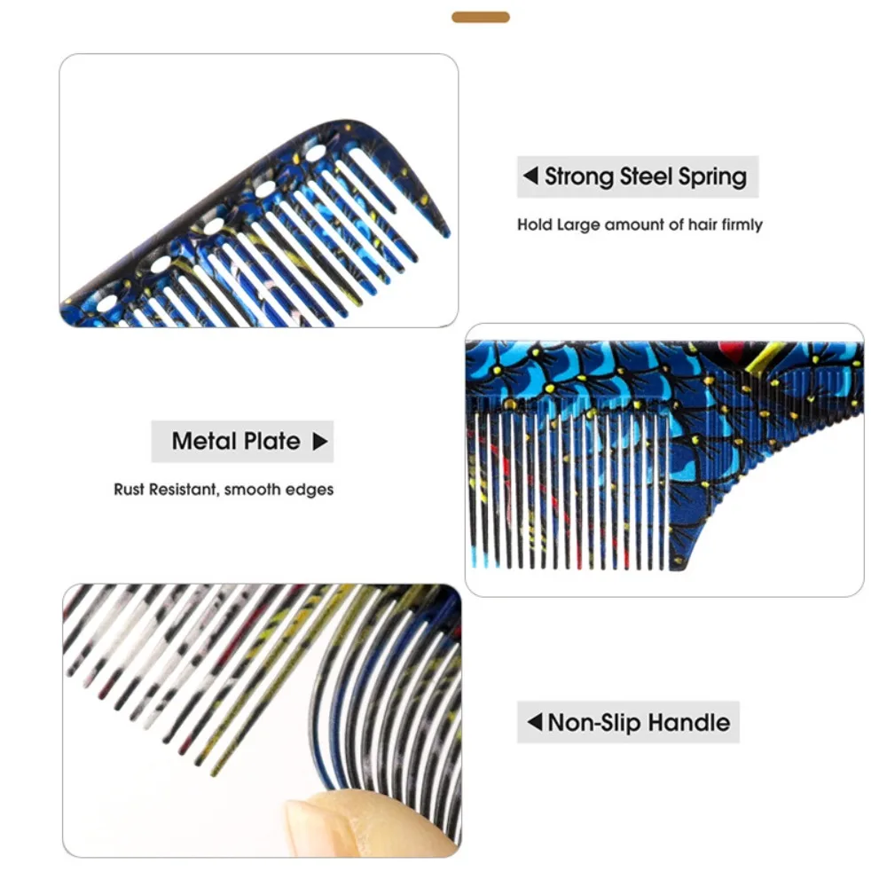

Plastic Haircut Comb Colorful Grooming Hair Clipper Comb Hair Styling Tools Brushing Combing Hairdressing Comb Hairstylist