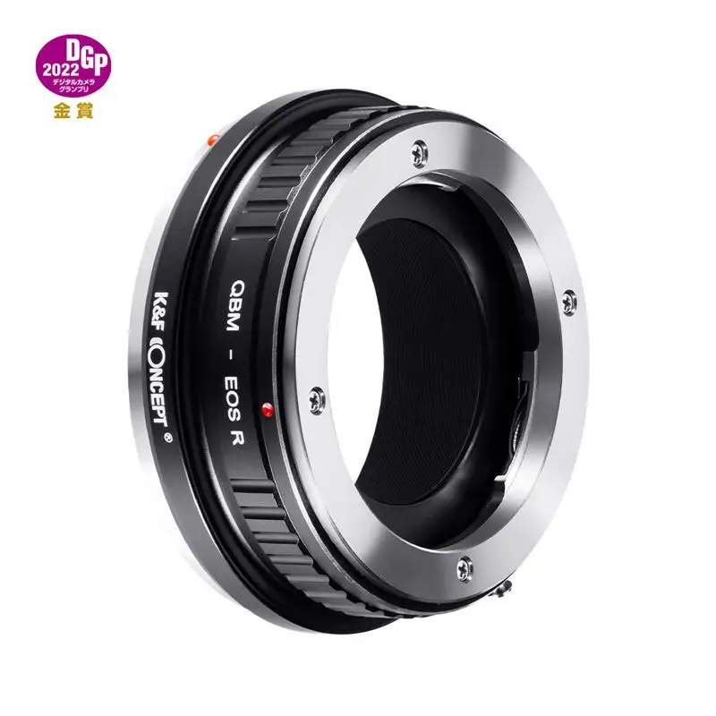 K&F CONCEPT QBM-EOS R QBM Lens to EOS R RF Mount Camera Adapter Ring For QBM Mount to Canon EOS R RF R3 RP R5 R6 Camera