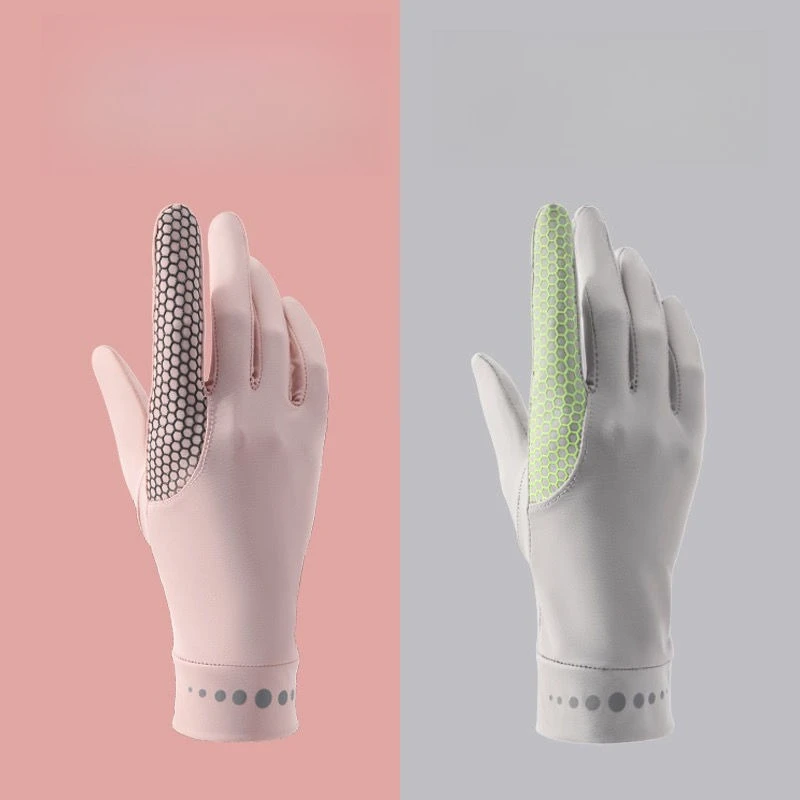 Sunscreen Gloves Mid-length Women's Outdoor Driving UV Protection Summer Shade Thin Loose