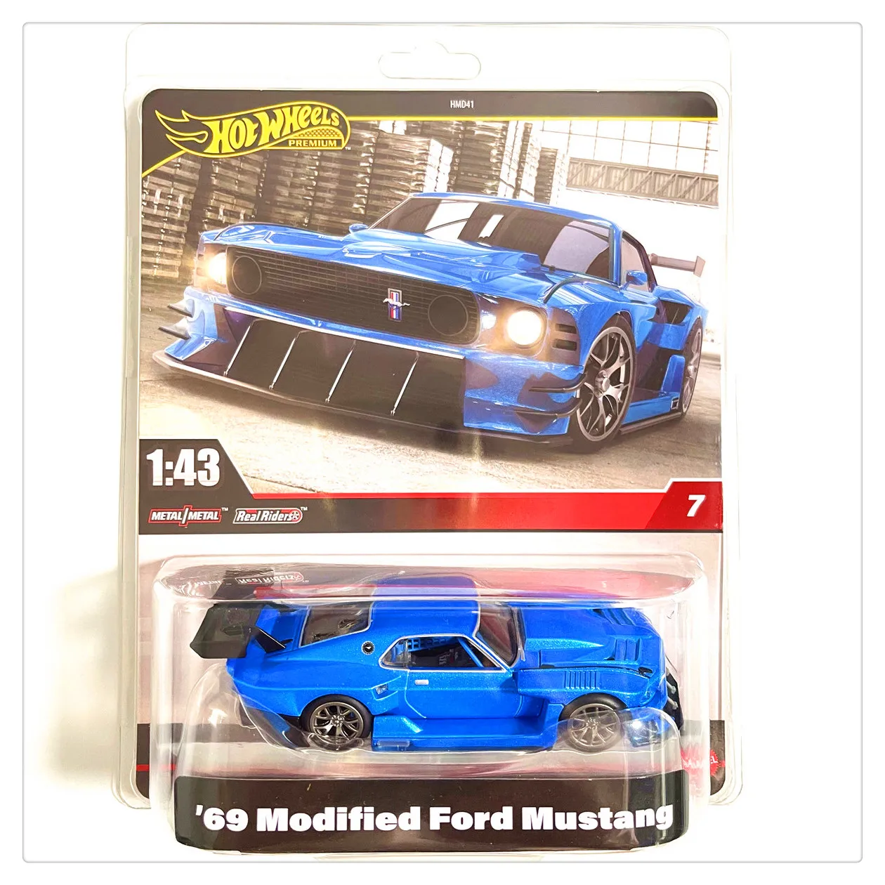 Original Hot Wheels Premium Car Diecast 1:43 Toys for Boys Mercedes Benz AMG Porsche 911GT3 Corvette Modified Ford Mustang Gift