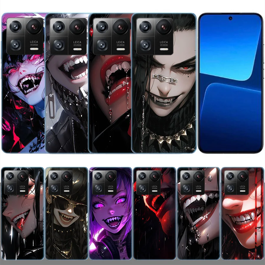 The Fantasy of a Female Vampire Clear Luxury For Xiaomi Poco X7 Pro Mi 14 13 12 12T Pro 11 11T 11i 10 10T 9 8 Lite 6X 5X A3 CC9E