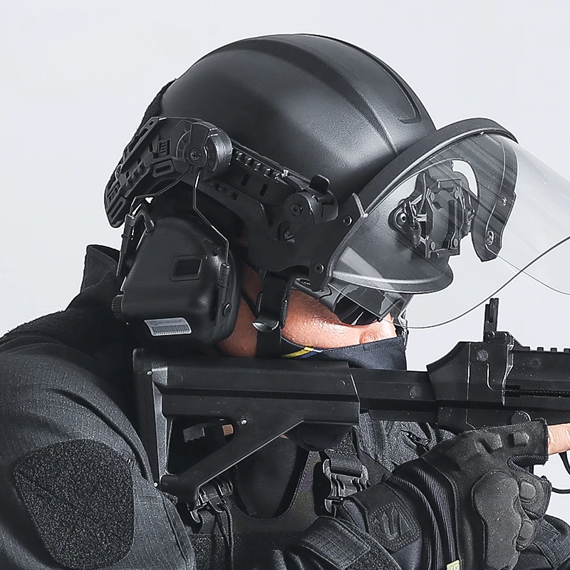 *Riot Helmets Outdoor Duty Patrol Protective Helmets Military Fans Tactical Helmets Secret Service Security