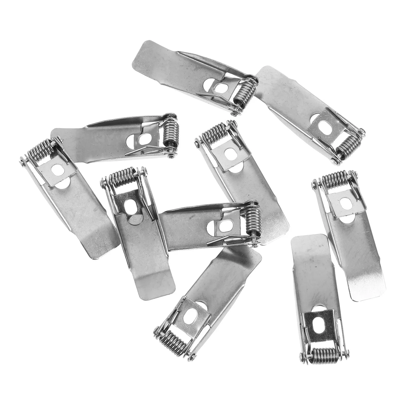 10Pcs Ceiling Clips Spring Latch for Recessed Lighting Downlight Retaining Clips Elastic Stable Hold Compatible with LED Panel
