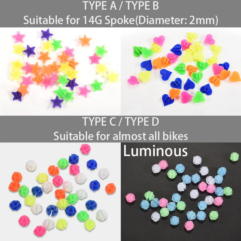 36PCS Colorful Decorations Clips For Kids Bike Multi Color Plastic Bicycle Wheel Spoke Beads Children Kid Gifts Bike Accessories