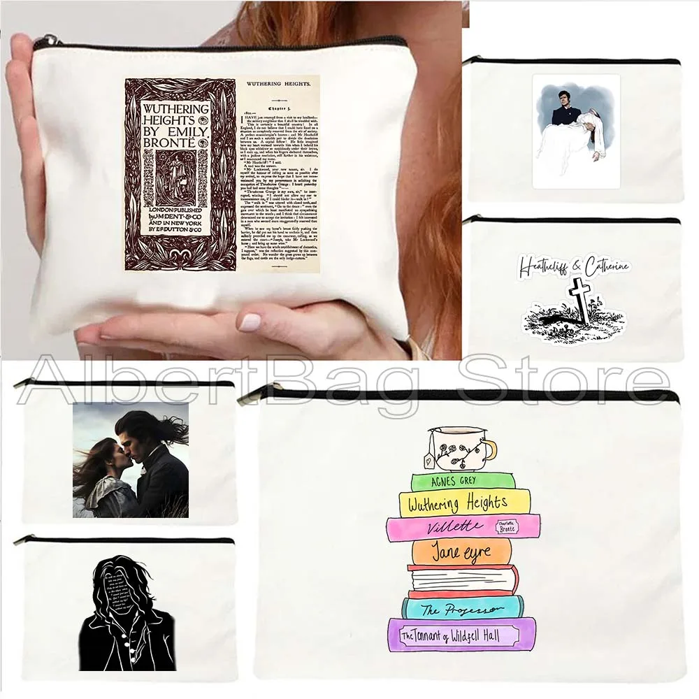 

Cathy Heathcliff Catherine Wuthering Heights Emily Bronte Hill House Books Gifts Cosmetic Makeup Toilet Bag Pencil Case Pouch