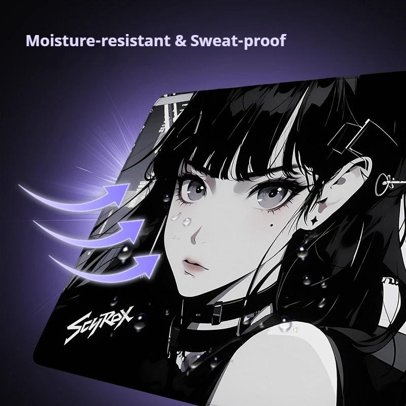 Scyrox E-sports Mouse Pad Sweat and Moisture Resistant Anti-slip 49x42x2mm Large Size Gaming Mouse Pad for CS2 APEX VALORANT