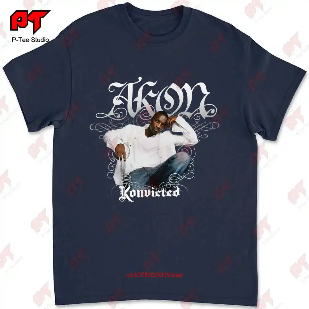 تي شيرت Akon Konvicted Tour Rap Y2K CAQP