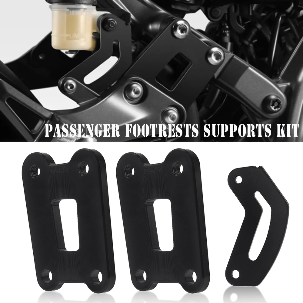 

MT09 Footrests Supports Kit Footpeg Lowering Kit Motorcycles Accessories Foot Pegs Passenger For YAMAHA MT-09 2020 2021 2022