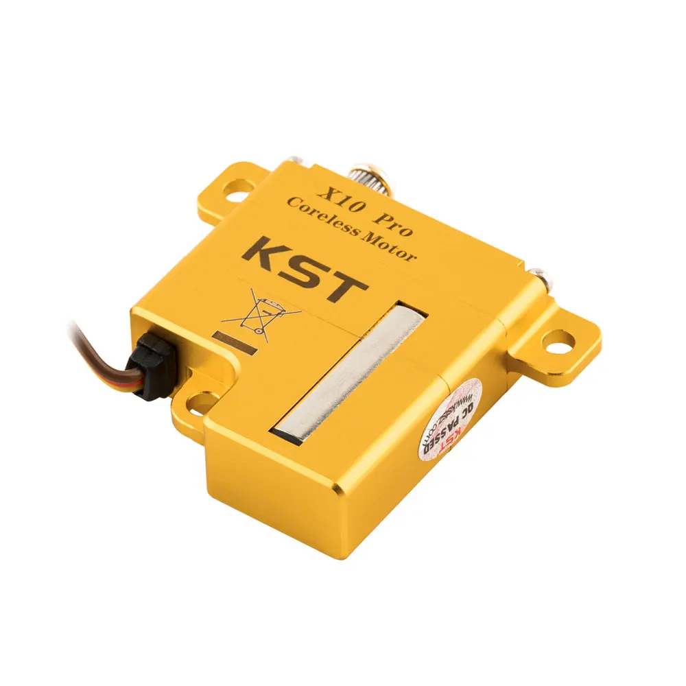 KST X10 Pro A B 11,5Kgf.cm 0,10 Sek. Digitaler Metallgetriebe-Servo für F5J-Wettkampf-Großflügelgleiter – Detail 4