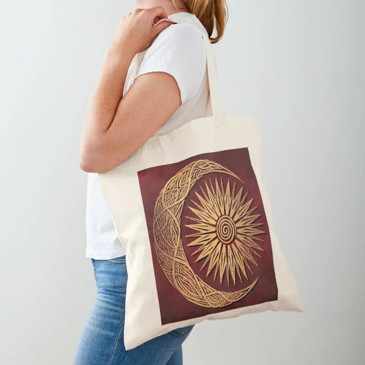The Moon & The Sun Tote Bag حقيبة نسائية حقائب توصيل مجانية حقائب قماش حقيبة حمل