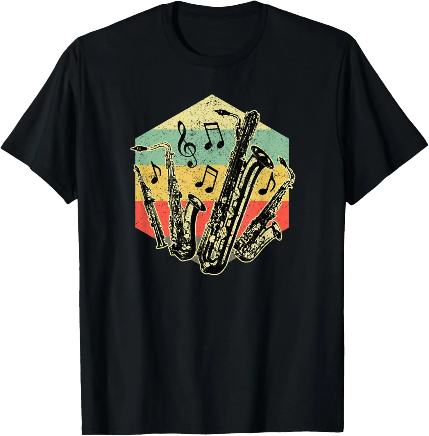 Alto Tenor Soprano Bari Baritone Sax Saxophone Player Gift T-Shirt