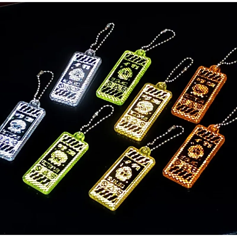 

Splatoon Аниме Splatoon Светоотражающий кулон Ночной бег и езда на велосипеде Двусторонняя сильная светоотражающая фигурка предупреждающего знака безопасности