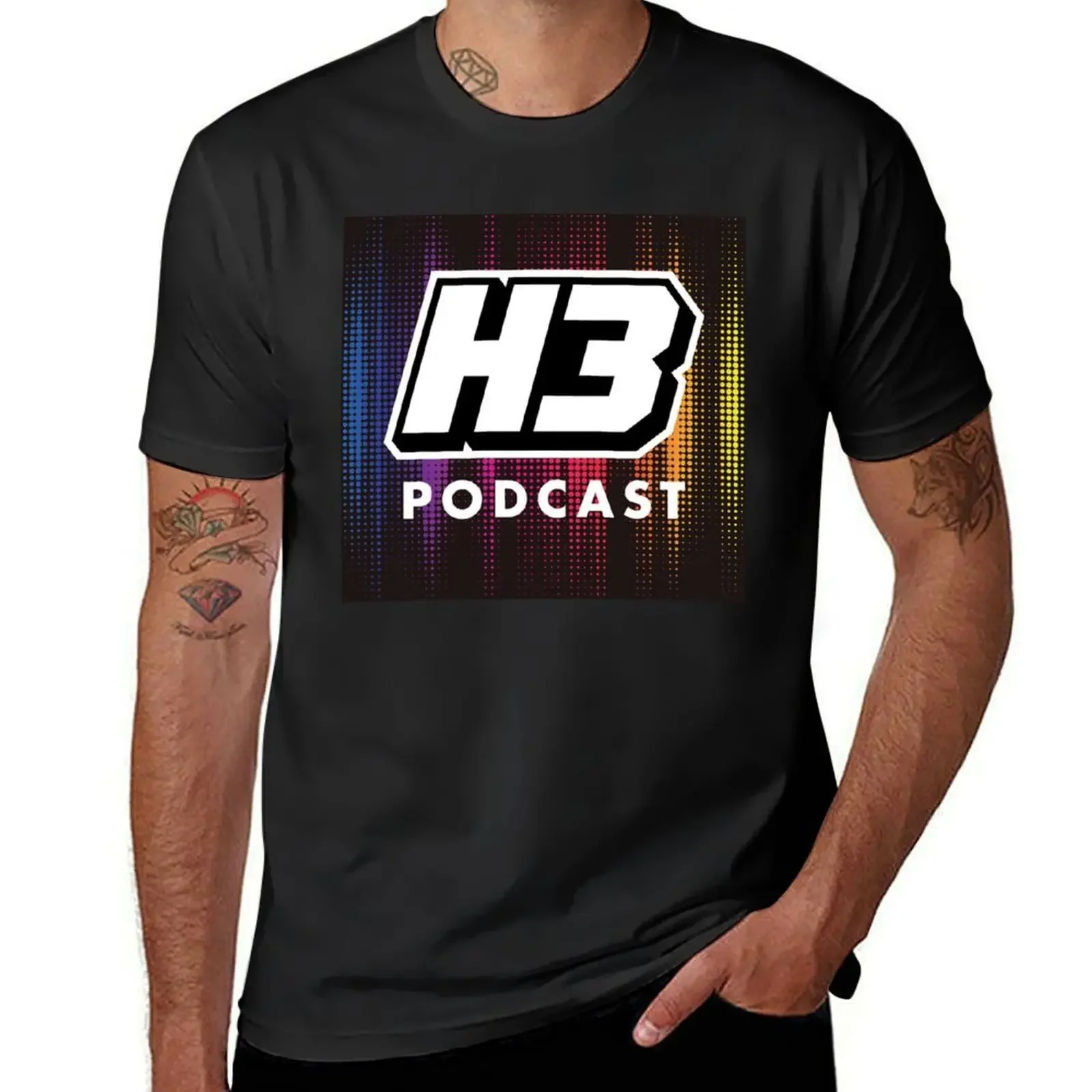 

H3 Podcast T-Shirt summer top plus size tops graphic tee shirt clothes for men