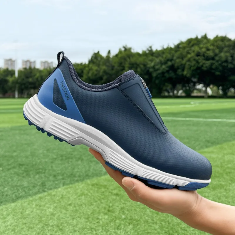 Professional Men Golf Shoes Good Quality Golf Training Mens Waterproof Sport Shoes Man Comfortable Outdoor Lawn Golf Sneakers