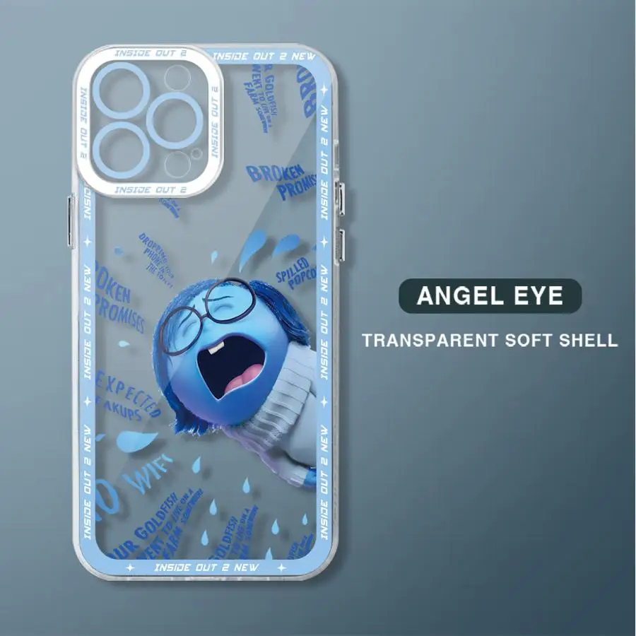 Disney Inside Out 2 Phone Case for Honor X9a 5G 90 Lite X8 4G X8a X7b X9b 5G X8b Clear Silicone Cover