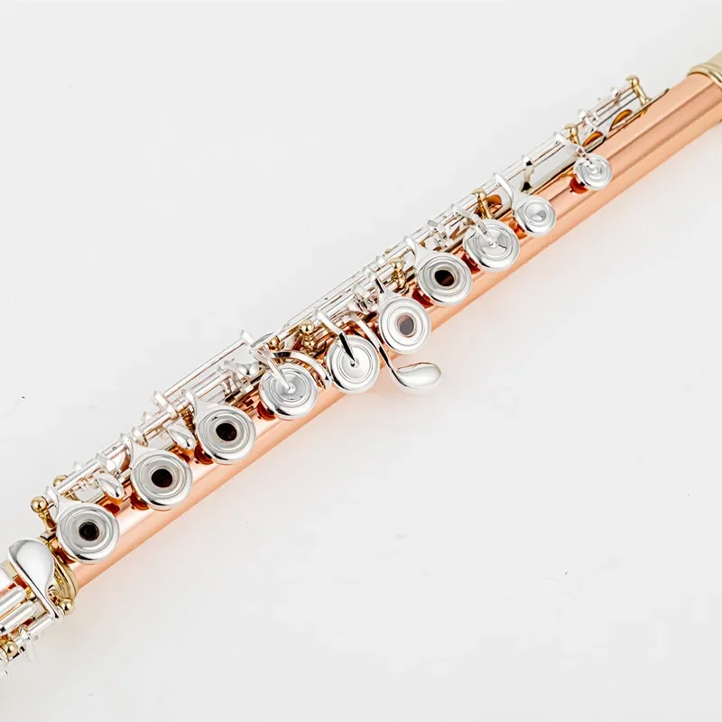 muramatsu Flute 17 Opening Hole C Key Flute Phosphorus plated copper Musical Instruments With Case Accessories