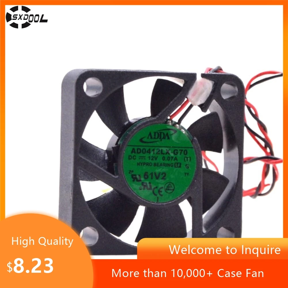 

40mm Fan for ADDA AD0412LX-G70 12V 0.07A 4010 Cooling Fan for Monitoring Systems Power Sources Server Inverter