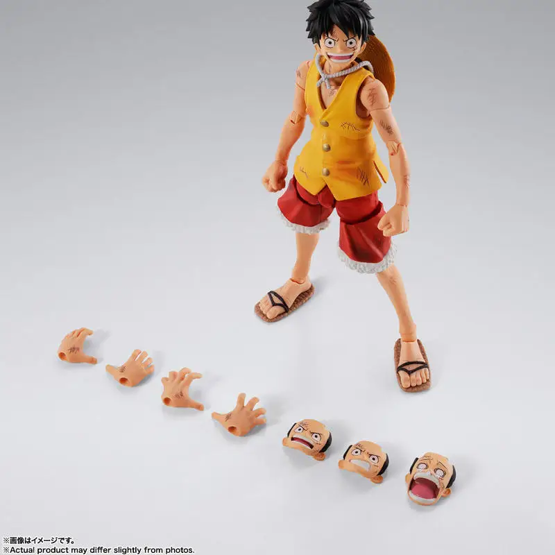 

Bandai Shf Monkey D Luffy One Piece Marineford Paramount War Articulated Action Figure Collectible In Stock For Adult Anime Fans