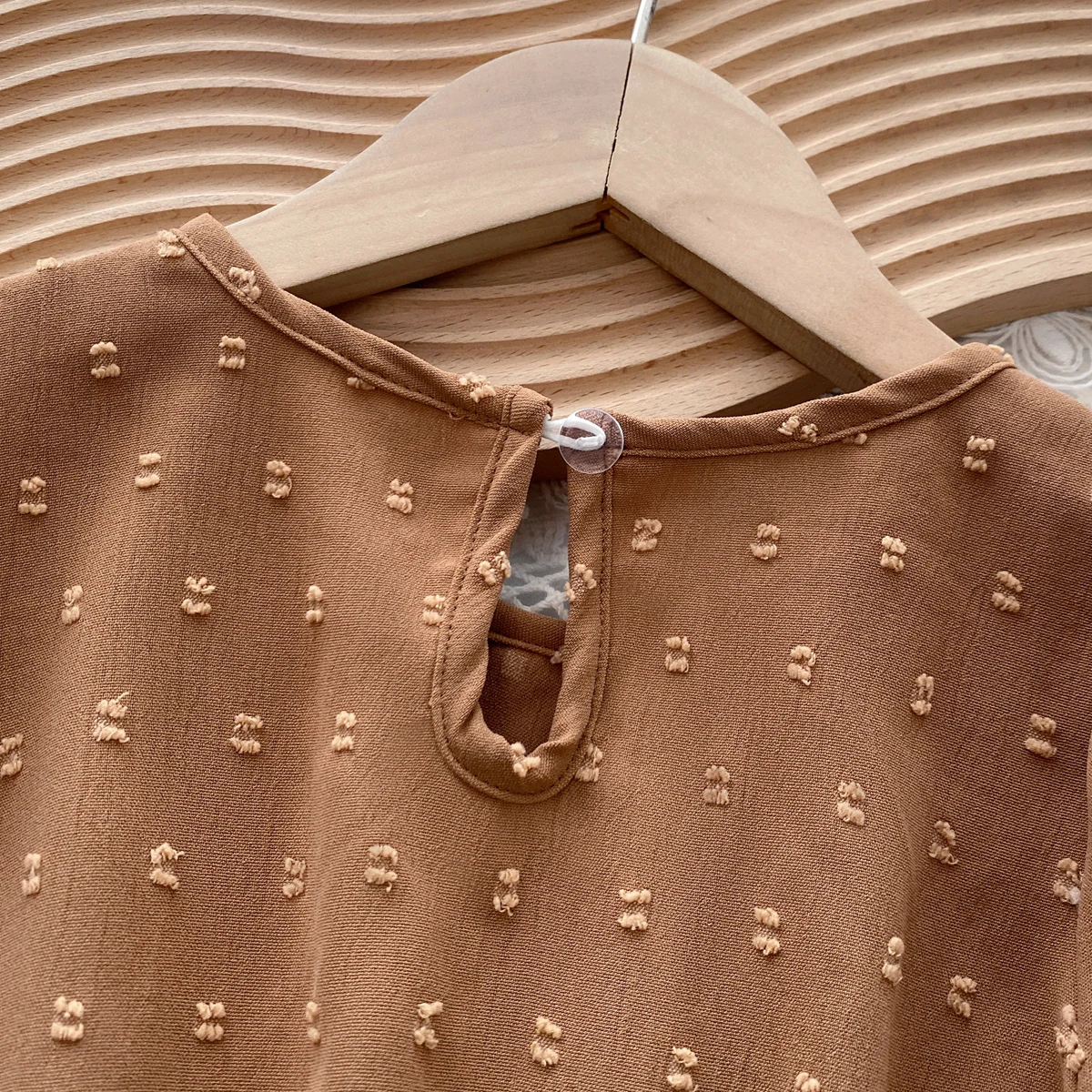 Humor Bear Herbst-Kuchenrock Dreidimensionales Polka-Dot-Kleid mit Spitzenverzierung Modisches Prinzessinnenkleid für Kinder – Detail 5