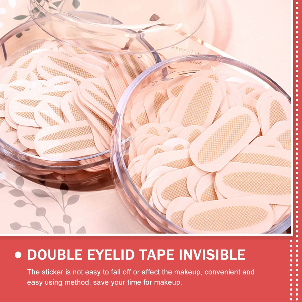 1Set Invisible Double Eyelid Tape Eyelid Lifter Strips for Hooded Droopy Eyes Deep Crease Makeup Tool Comfortable All Day Wear