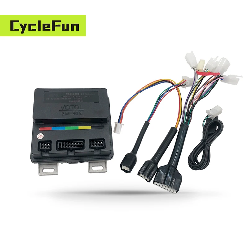 Programmable VOTOL EM30S 40A 500W-1.5KW EM-30S Sine Wave ECU Controller Motherboard With USB Cable For Electric Scooter E-bike