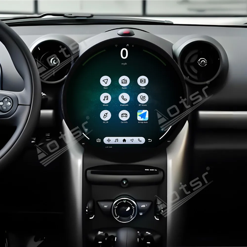 11.7 Inch Android 14 For BMW Mini 2011-2015 Car GPS Navigation CarPlay HD Touch Screen Head Unit Multimedia Player Radio Auto