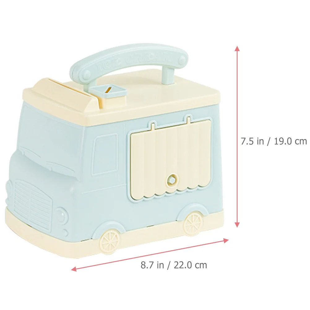 1pc Car Piggy Bank For Kids Durable Children'S Money Saving Box Desktop Storage Household Decor Coin Container Lovely Gift