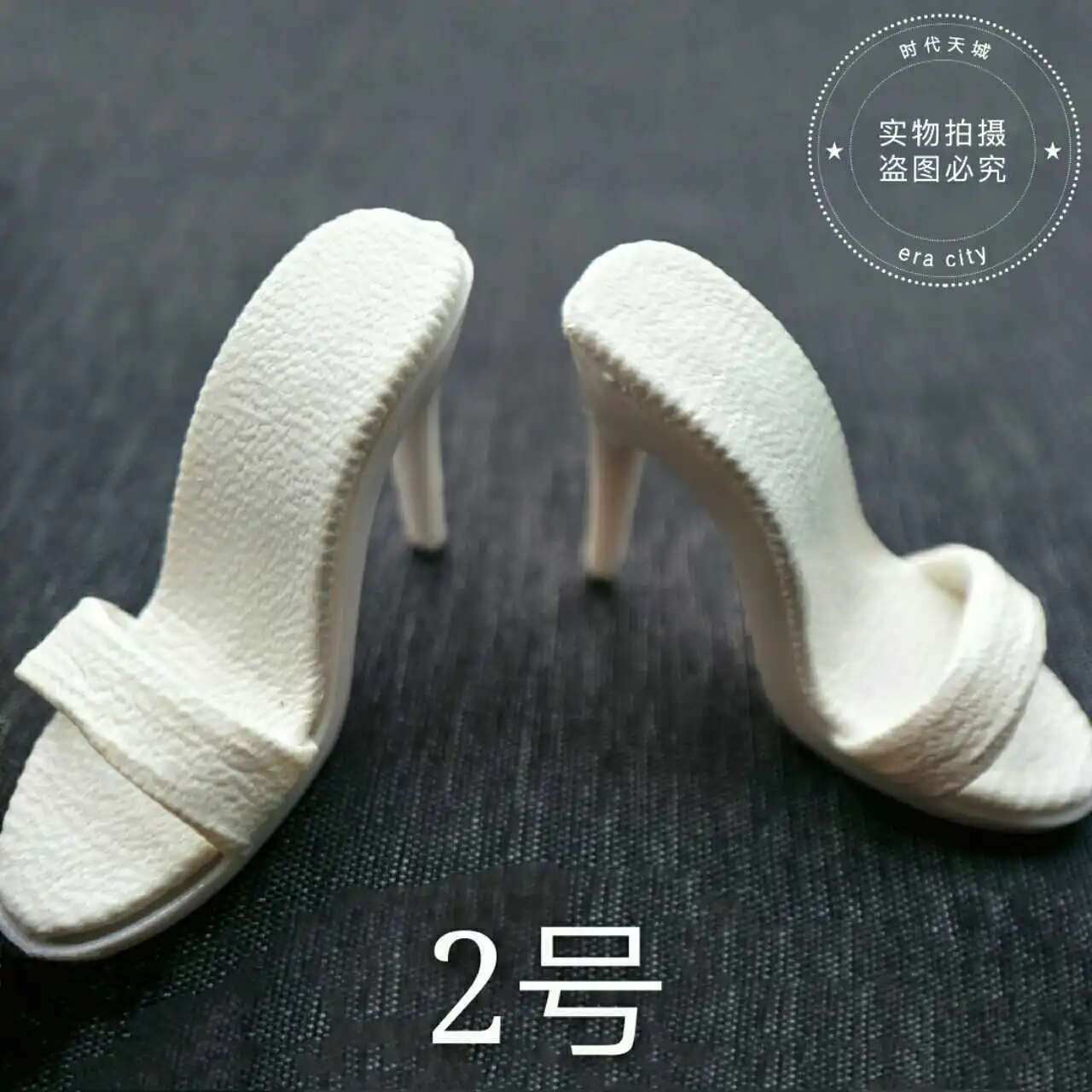 H2-6 TBLeague 1/6 scala tacchi alti sandali pantofola bianca modello per 12 "femmina