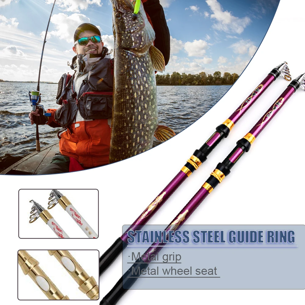 

Carbon Fishing Rods Lightweight Fishing Equipment Sea Pole Sea Fishing Tool for Saltwater Freshwater Fishing Lures Accessories