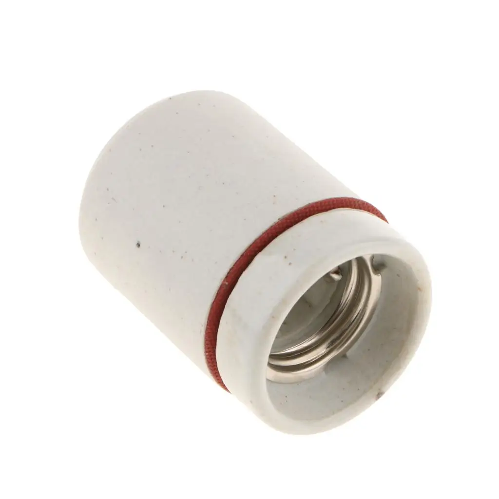 Reptile Basking Heat Lamp Socket Ceramic E27 Holder for Heating Lamp Bulb Terrarium Chicks Poultry