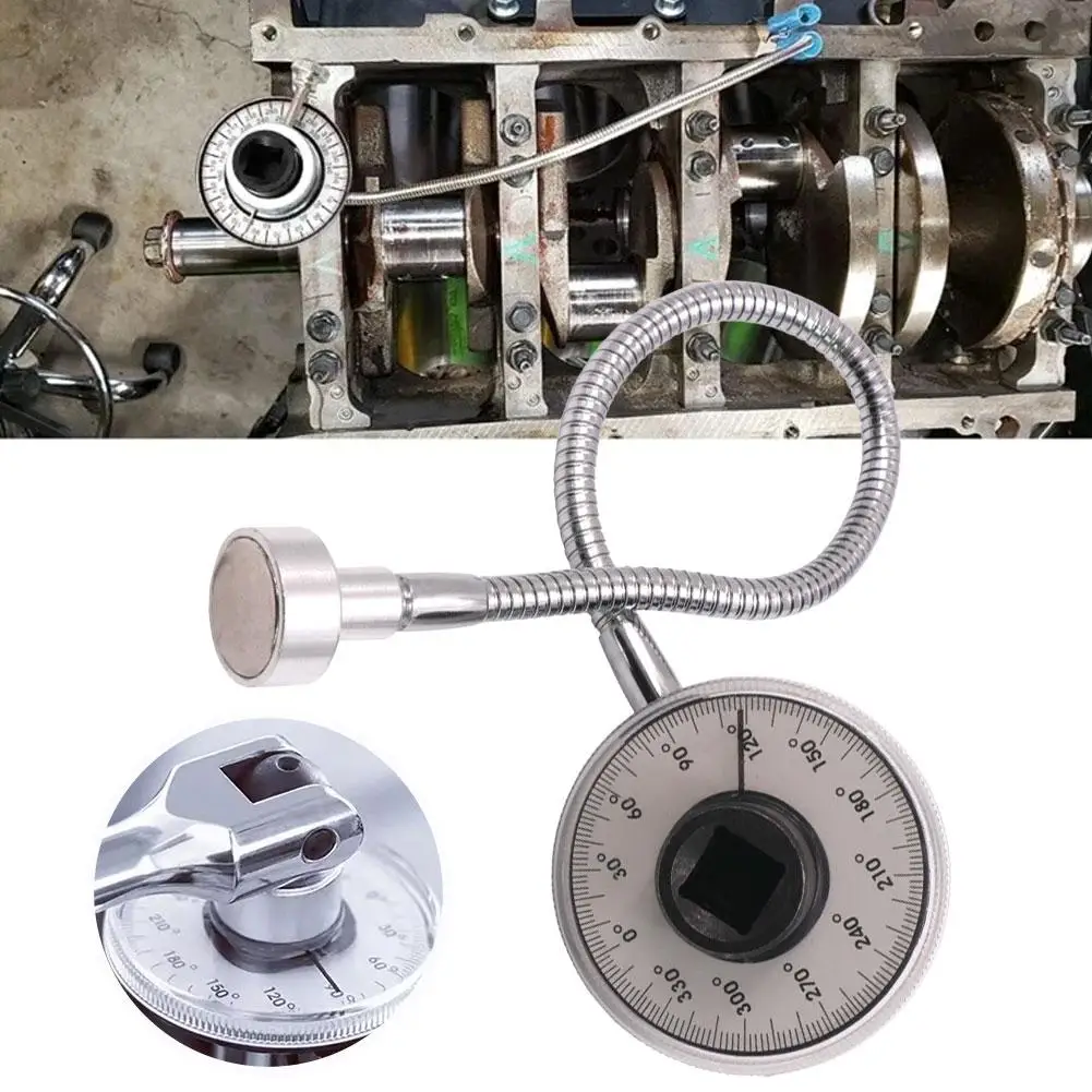 1/2 Torque Angle Gauge 360° Adjustable Torque Meter Torque Angle Tool Wrench Indicator Car Measure Tools Professional Repai S1V0 view 4